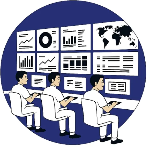 โปรแกรมควบคุมและปฏิบัติการเครือข่าย (NOC) ของ PP ONTIME