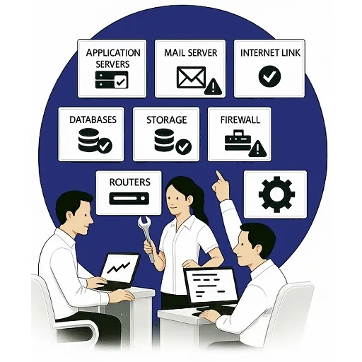 ตรวจสอบและบำรุงรักษาระบบไอทีเชิงรุก เพื่อลดความเสี่ยงระบบล่ม