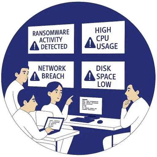 การแจ้งเตือนปัญหาไอทีแบบ Real-time ผ่านระบบอัตโนมัติเพื่อการแก้ไขที่รวดเร็ว