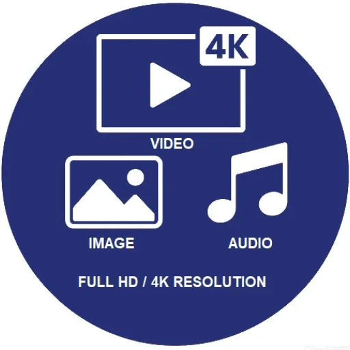 รองรับการแสดงผลวิดีโอและภาพความละเอียดสูง Full HD และ 4K