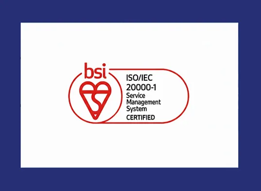 ใบรับรองมาตรฐานการบริการ ISO/IEC 20000-1:2018